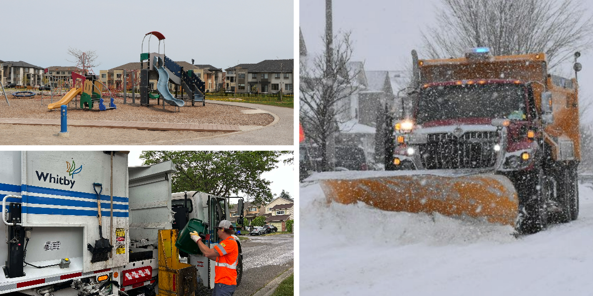 Featuring waste collection, snow clearing and a playground