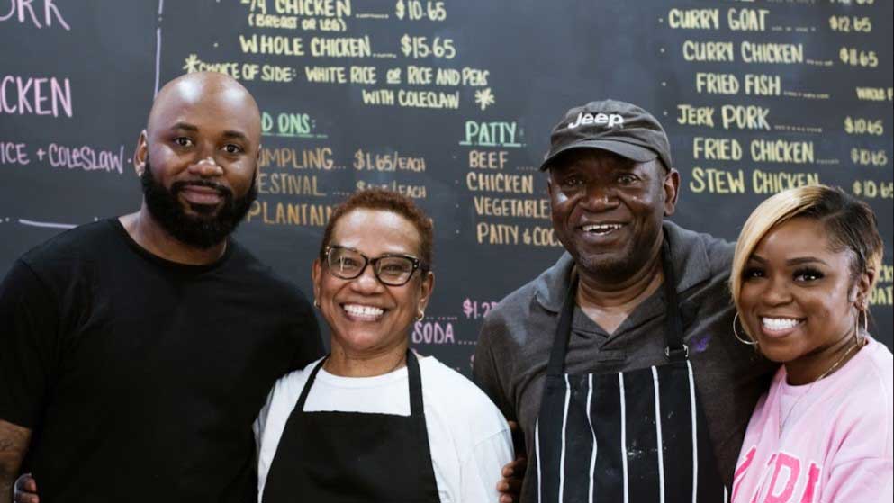 The Newman Family, Owners of The Jerk House in Downtown Whitby