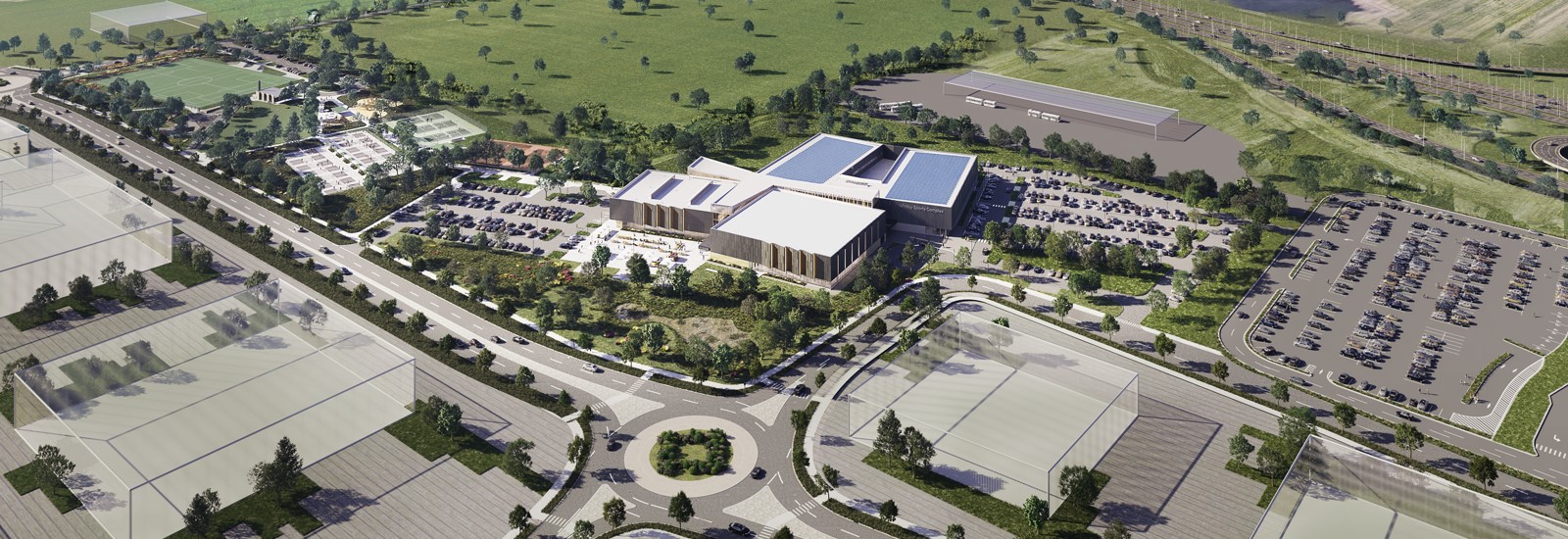 Whitby Sports Complex Rendering