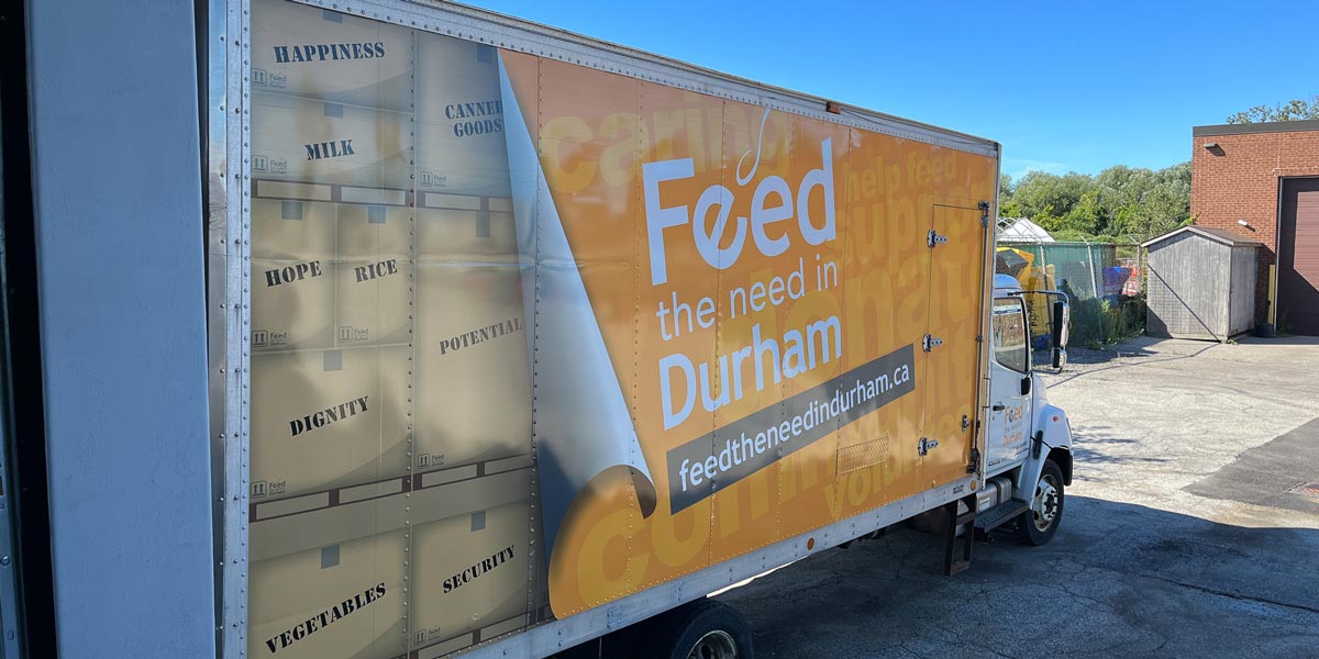 Feed the Need Durham side of truck