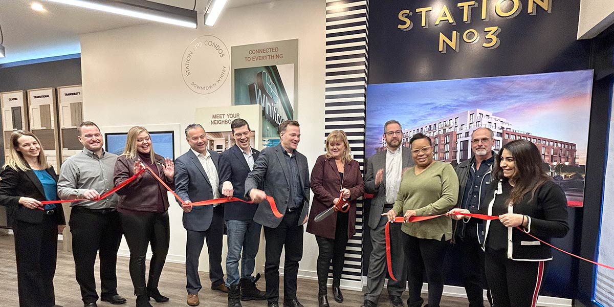 Ribbon Cutting with Mayor Roy and Whitby Council Members