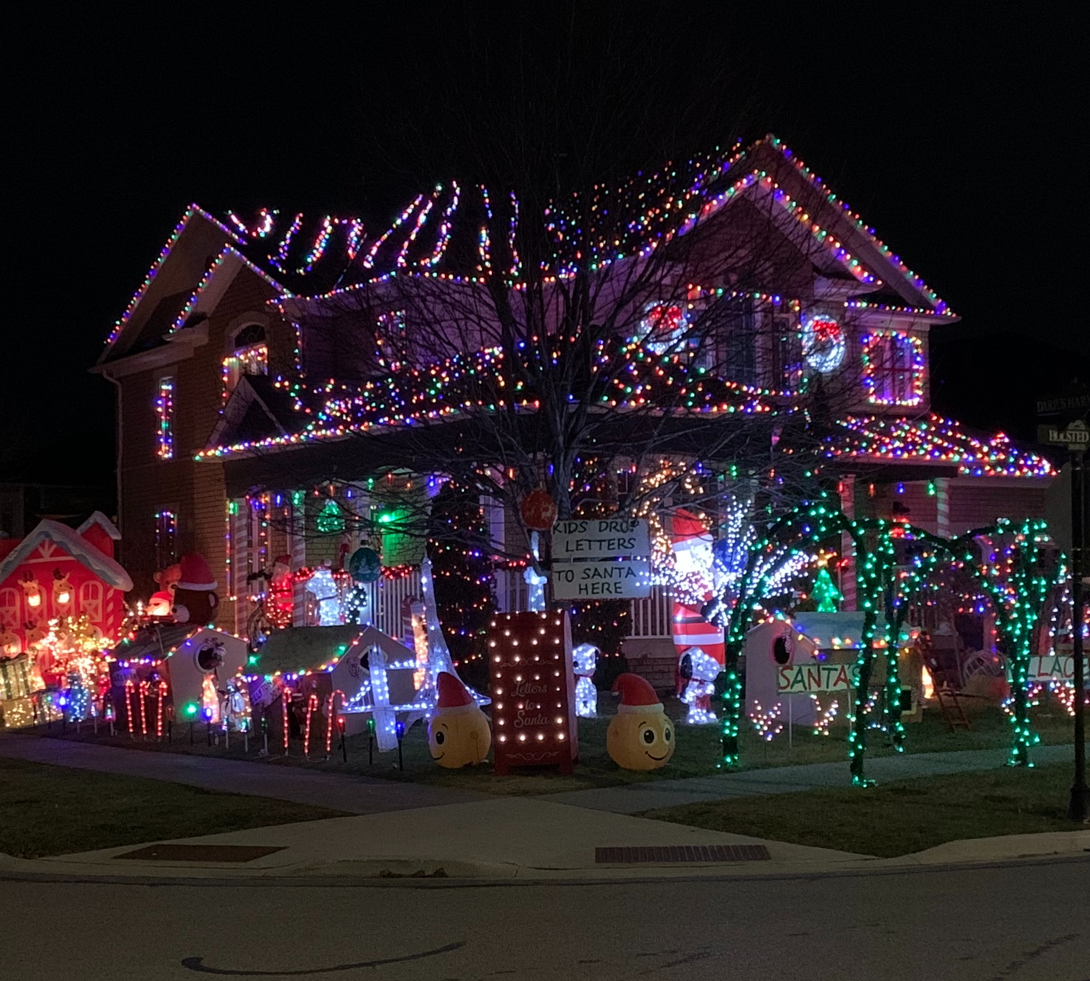 Home with Holiday Lights