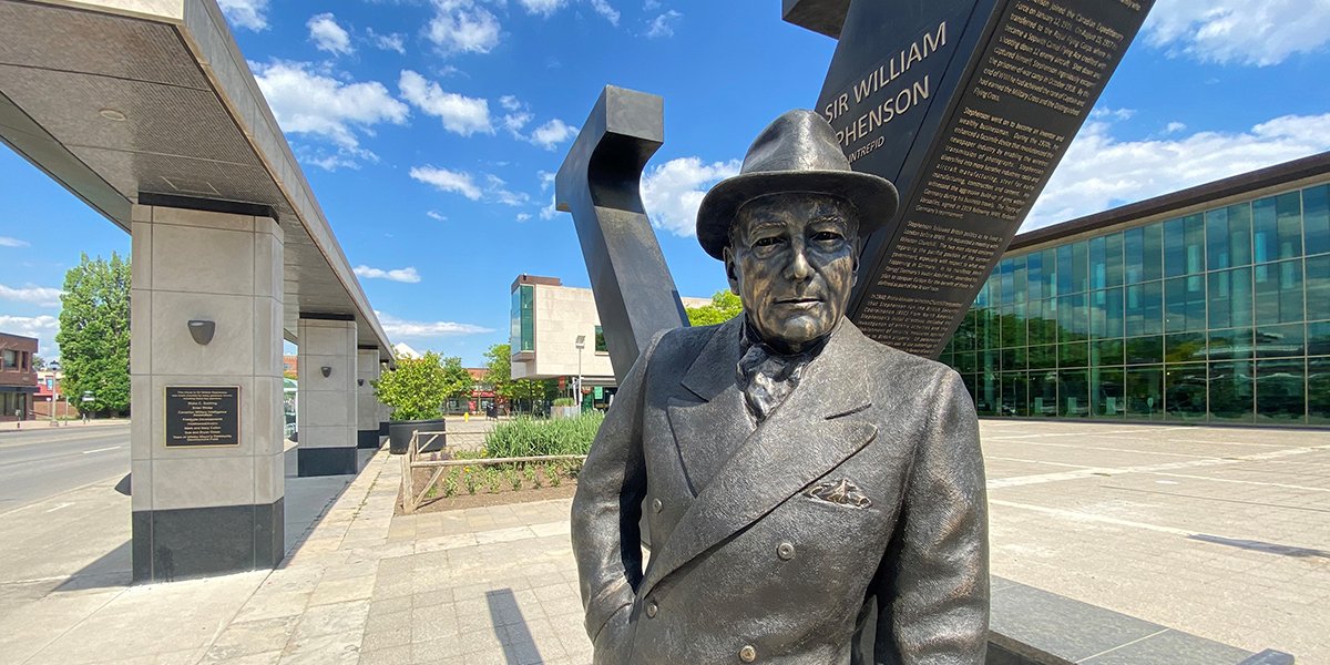 Sir William Stephenson Statue