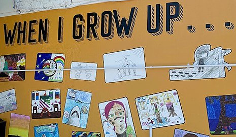 When I grow Up mural
