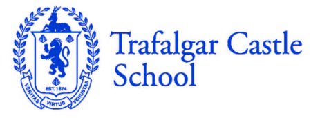 Blue Trafalgar Castle Logo