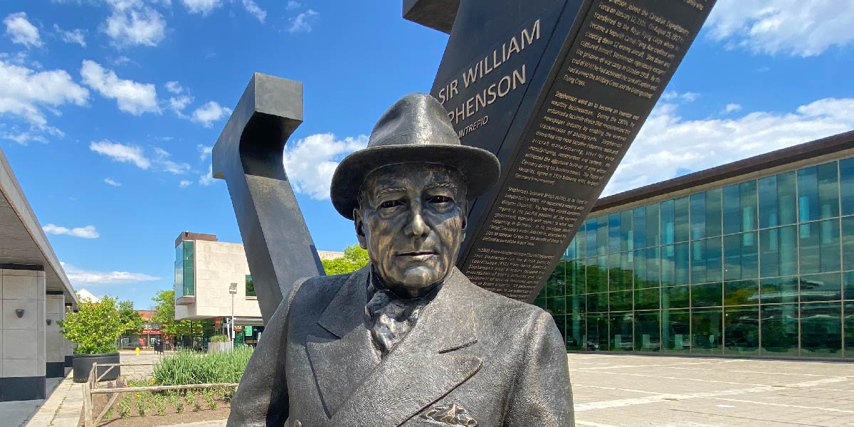 Statue of Sir William Stephenson