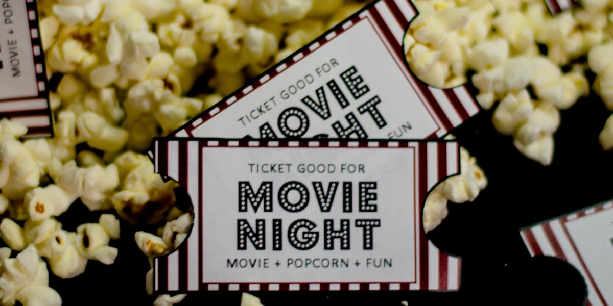 Movie Tickets in Popcorn