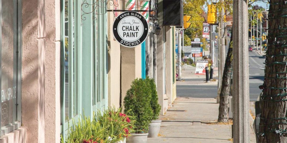 downtown whitby streetscape