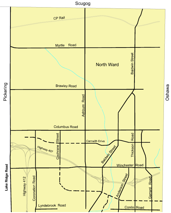 Whitby Road Network - North