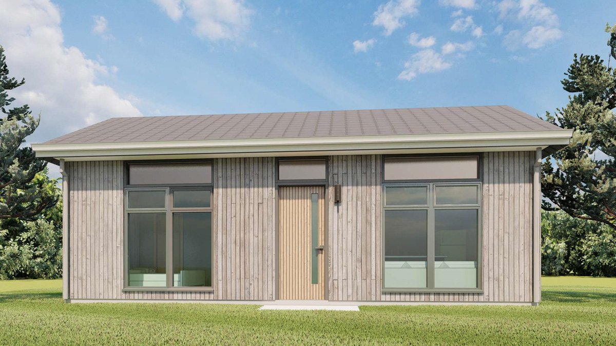 Artist rendering of an ADU model