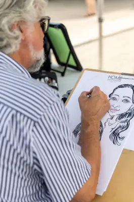 Close Up of Character Artist 