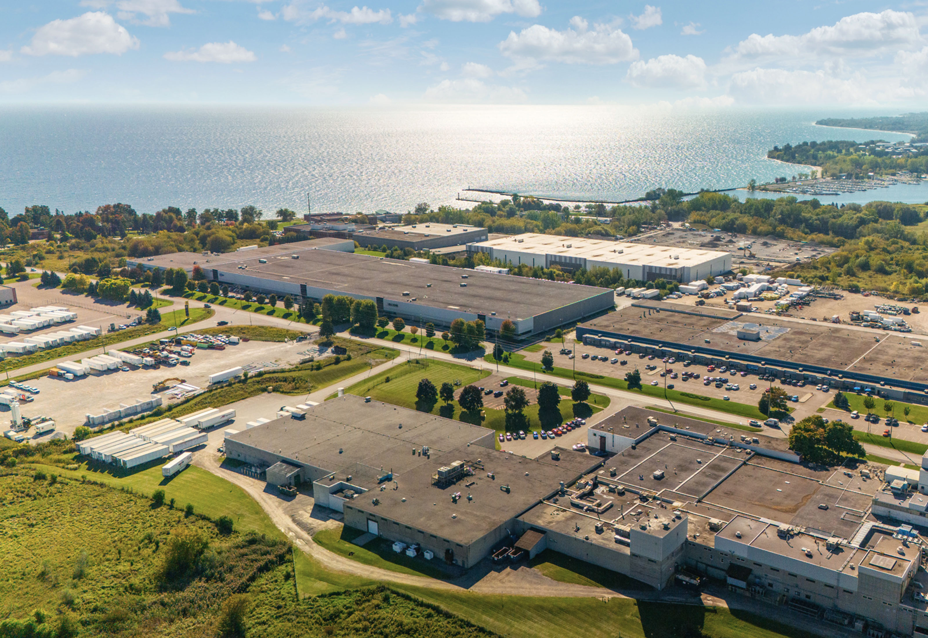 Whitby business area near the waterfront