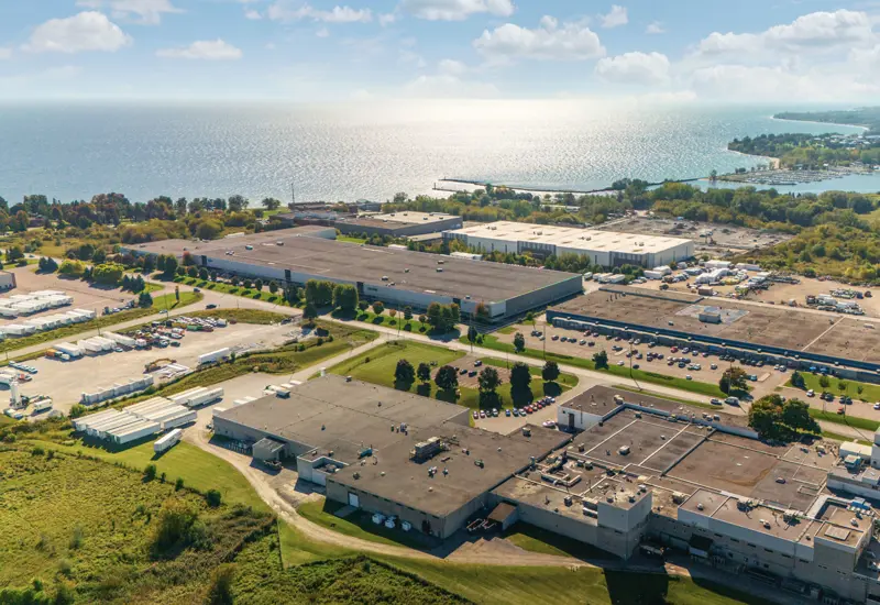 Whitby business area near the waterfront