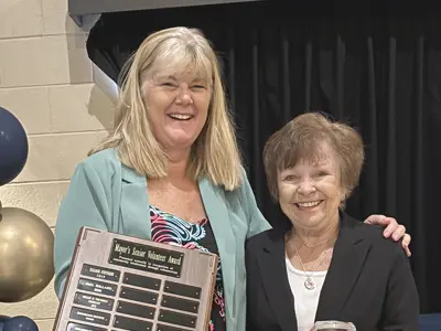 Mayor Roy and MSVA Winner Catherine Vandenhoogen