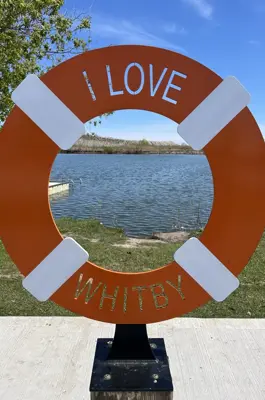 I love Whitby orange buoy photo opportunity 